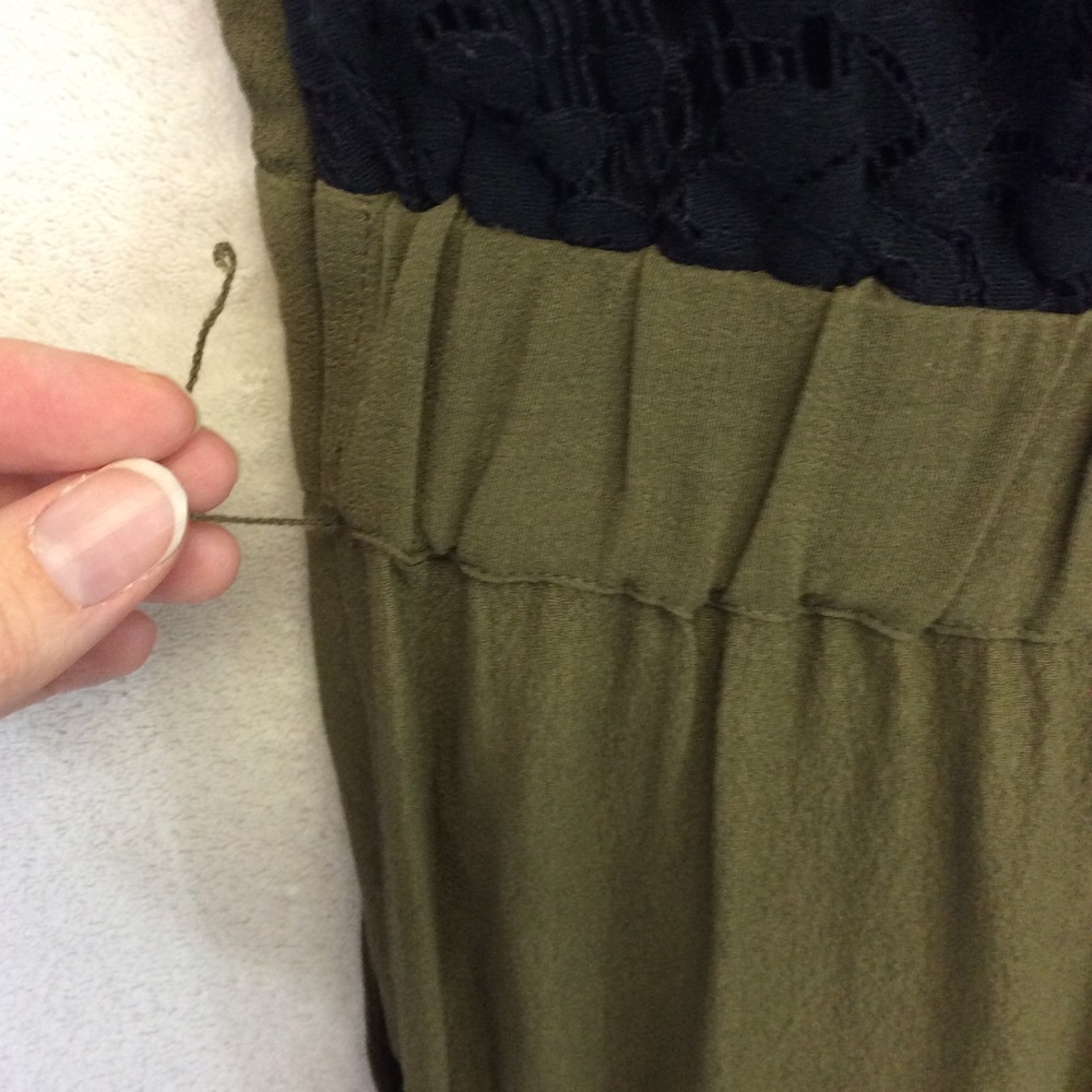 Leifsdottir Sani Olive Lace Jumpsuit - Picture 15 of 17